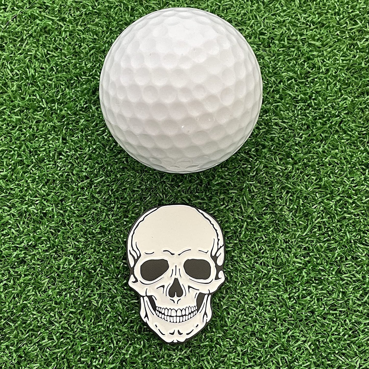 Skull Ball Marker | A Must Have for Your On-The-Course Golf Accessories! Perfect for Fun and Unique Golf Gifts!