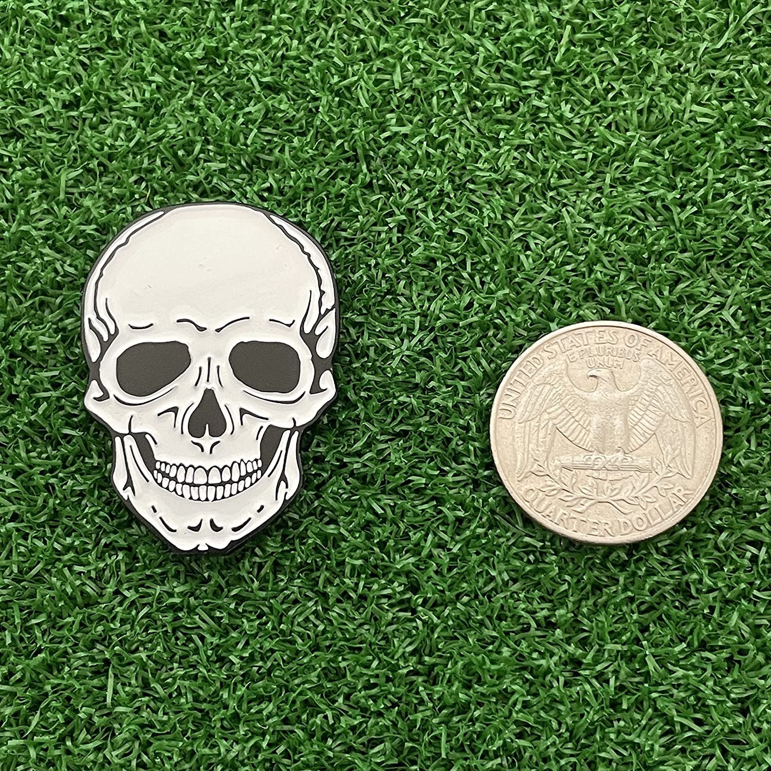 Skull Ball Marker | A Must Have for Your On-The-Course Golf Accessories! Perfect for Fun and Unique Golf Gifts!