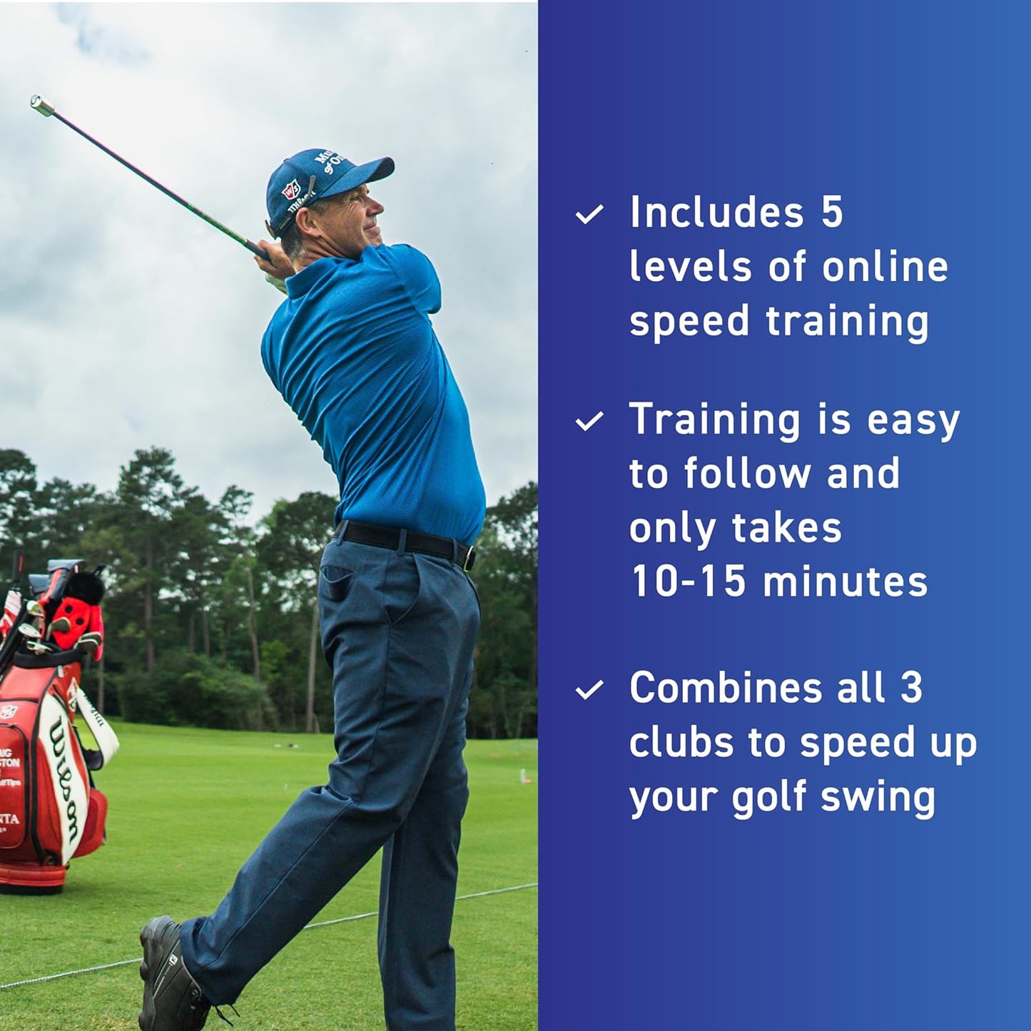 Swing Speed Training System | Gain Swing Speed and 20 Yards | Speed Sticks Used by Padraig Harrington