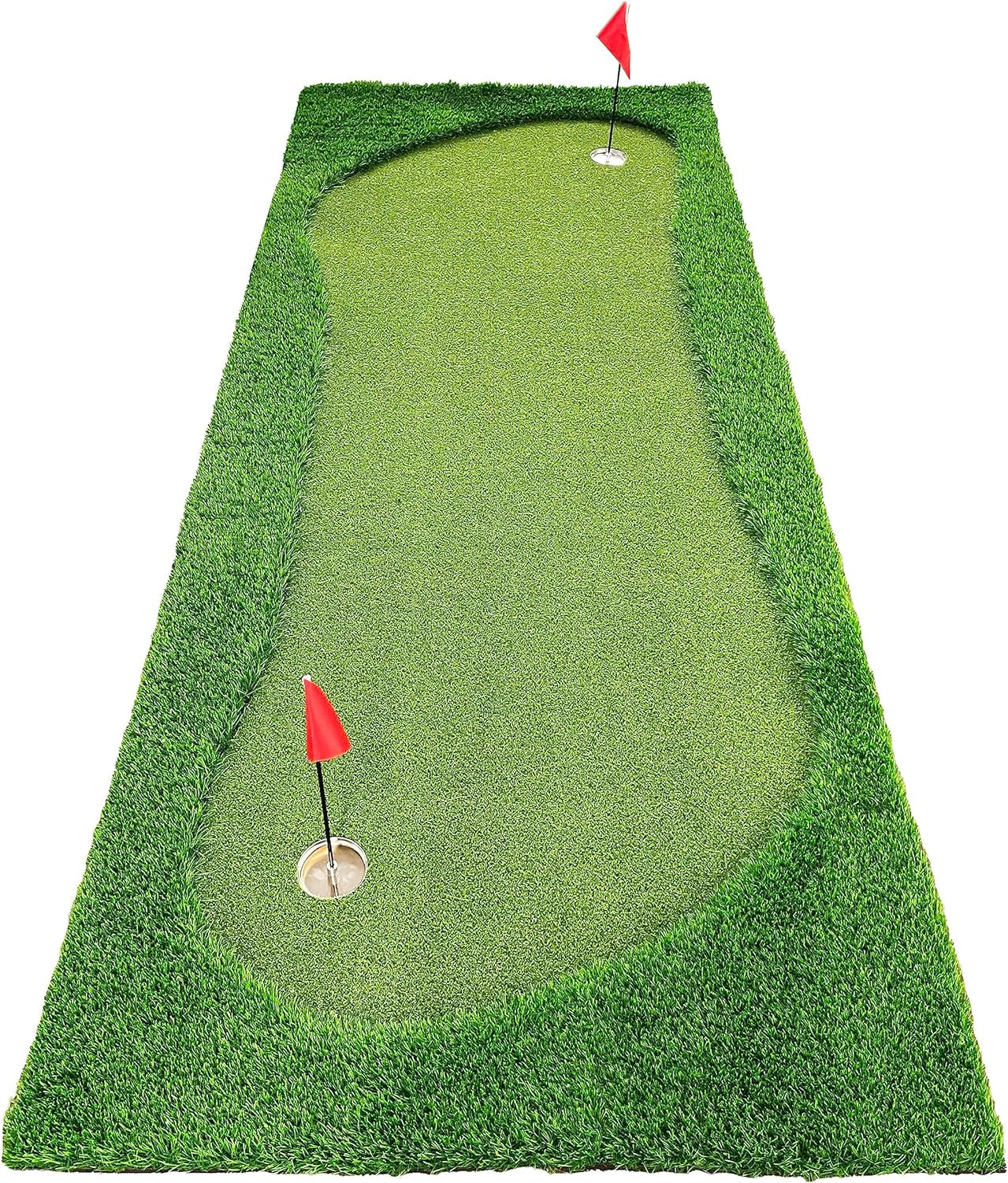 Professional Large Realistic Putting Training Mat, 4 Feet by 10 Feet (Green)